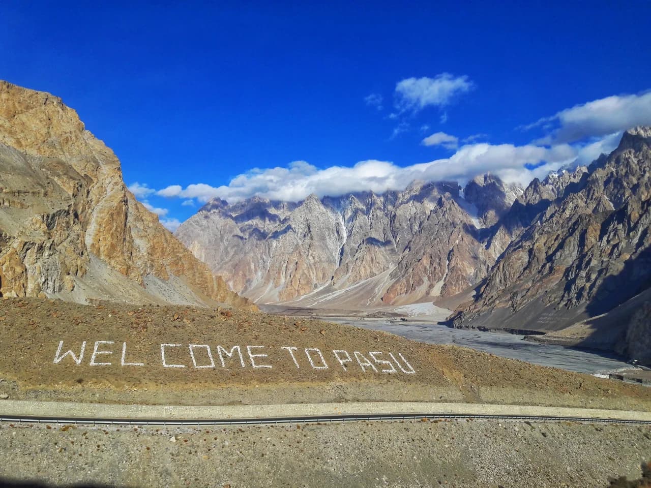 Karakoram peaks at golden hour